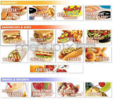 Sonic Drive-in menu