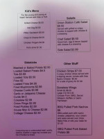 Union Station Cafe menu