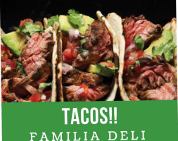 Familia Deli F1 Taqueria Pupuseria food