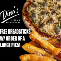 Dino's Pizza Steakhouse food
