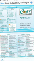 Key West Seafood Co menu