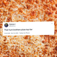 Hunt Brothers Pizza food