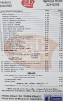 Sub Station Ii menu