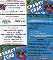 Cranky Crab Seafood menu