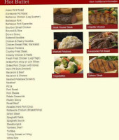 Tsunami Buffet menu