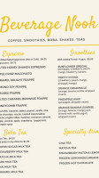 Sunflower Soda Fountain menu