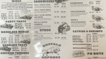 Buffalo Express menu