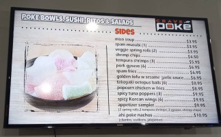 Crave Poké Asian-fusion Kitchen menu
