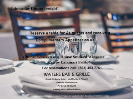 Waters Grill menu