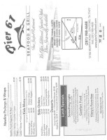 Pier 61 Seafood Grill menu