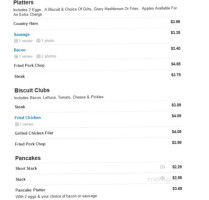 Biscuitville Incorporated menu