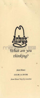 Arby's Restaurant menu