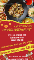 Happy Kitchen Chinese Cuisine menu