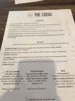 The Local menu