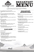 Haywood Cafe menu