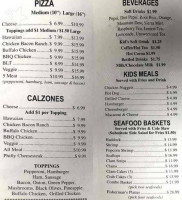 Lakeshore Lunch menu