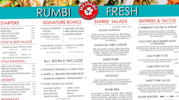 Rumbi Island Grill food