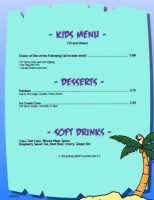 Castaway Craig's Pub Grub menu