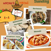 Nacho’s Tacos food