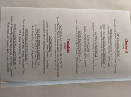Mazzara's Vinoteca menu