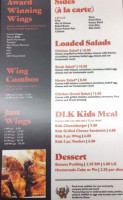 Dread Life Kitchen menu