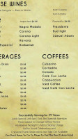 Cuban Cafe Inc menu