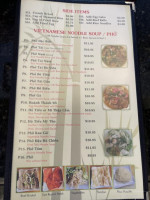 Pho Nb menu