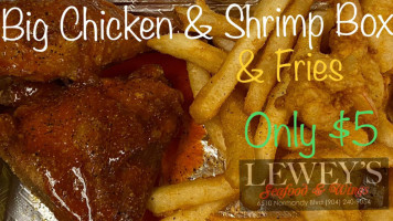 Lewey's Seafood And Wings inside