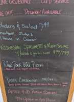 Uncle Scotts Pizza menu