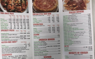Barone's Pizza Of Countryside menu