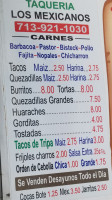 Taqueria Los Mexicanos food