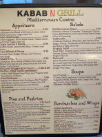 Kabab N Grill menu