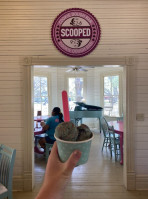 Scooped Cookie Dough And Cafe inside