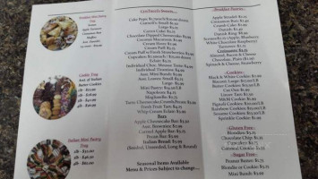 Cyn Tucci's New York Style Bakery menu