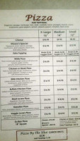 Mivano's Pizza menu