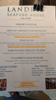 Landry's Seafood menu