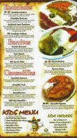 Los Pueblos menu