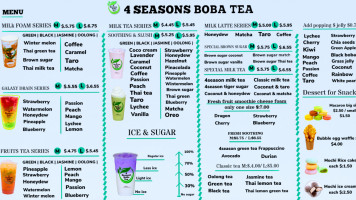4 Seasons Boba Tea food