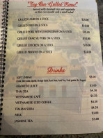 Ray's Place menu