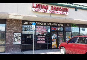 Latino Grocery Spanish Food outside