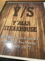 Y’alls Steakhouse-alamogordo food