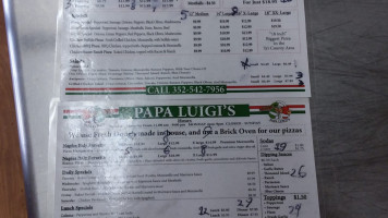 Papa Luigi's food