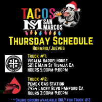 Marcos Tacos Taco Truck food