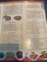 Lam's Chinese menu