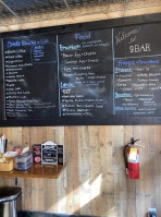 9bar Coffeehouse menu