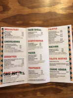 Taqueria México menu