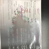 Taqueria Carlito menu