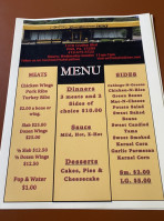 Naka Endzone Bbq menu
