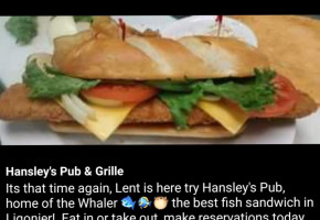 Hansley's Pub Grille food