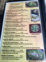 La Familia Mexican menu